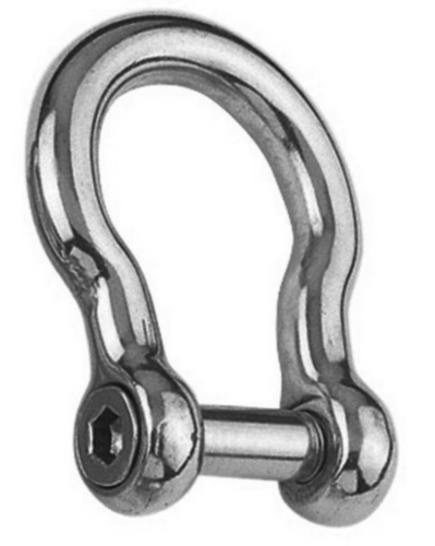 Bow (chain) shackles Stainless steel