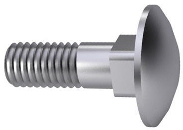 Carriage bolt DIN 603 Stainless steel  LUBRINOX A2 70