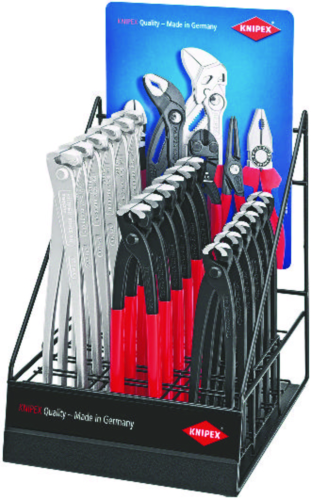 Knipex verkoopdisplay voor 3 x 6 tangen 18 vakken