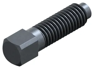 DIN 479 Square Head Bolt with Short Dog Point, Plain, 8.8