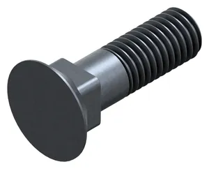 DIN 608 Plough Bolt with Flat Countersunk Head and Square Neck, Plain, Class 8.8