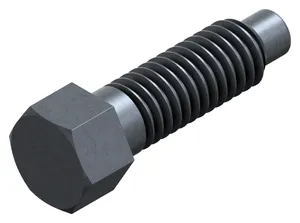 DIN 561 Hexagon Head Bolt with Full Dog Point, Plain, Class 22H M6X12