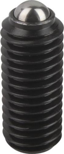 Spring plungers with hexagon socket and ball, standard spring force long version