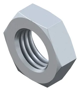 Hexagon thin nut, turned DIN 439 2 Automatenstahl Oberfläche Cr<sup>6+</sup>frei - ISO 10683 flZnnc 04 gedreht