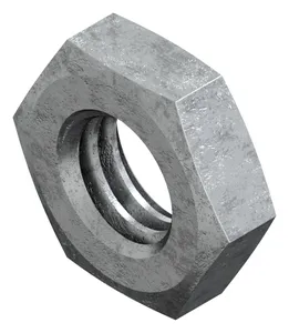 Hexagon thin nut ISO 4035 Steel Hot dip galvanized 04 ISO metric