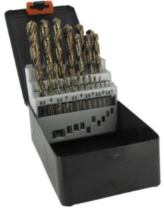 MaxxFast Jobber drill set DIN 338 RN HSSE 1-13 25PC HSSE CASS