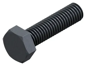 DIN 961 Fully Threaded Metric Fine Hexagon Head Bolt, Plain, Class 10.9