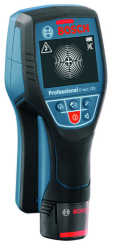 Bosch D-Tect 120 Rivelatore professionale con scanner a parete in L-BOXX 120mm Profondità ±10mm