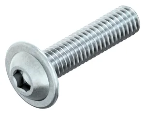 Hexagon socket button head screw with flange ISO 7380-2 Steel Zinc plated 010.9 M3X25