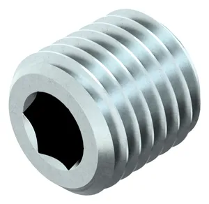 Hexagon socket screw plug with taper pipe thread DIN 906 Steel Zinc plated