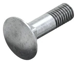 Carriage bolt ISO metric thread DIN 603 Steel Hot dip galvanized 8.8 ISO metric