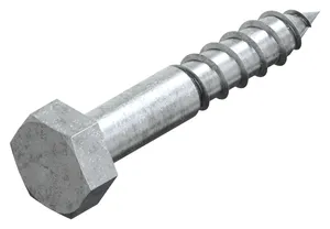 Hexagon head wood screw DIN 571 Steel Hot dip galvanized