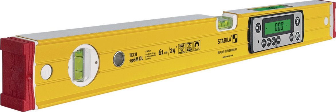 Stabila Electronic spirit level TECH 196M DL 61 cm aluminium yellow
