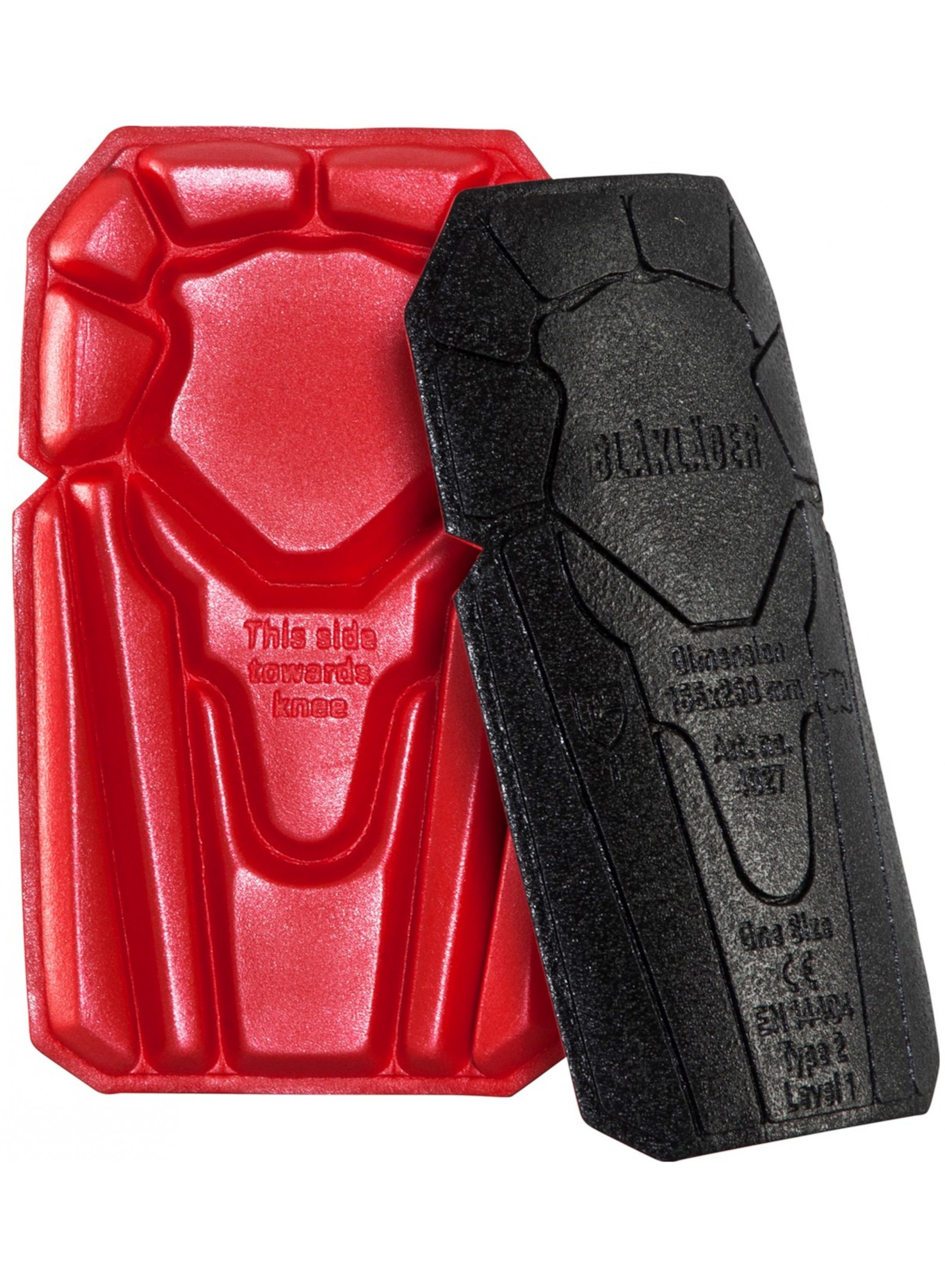 Blaklader knee pad black/red onesize