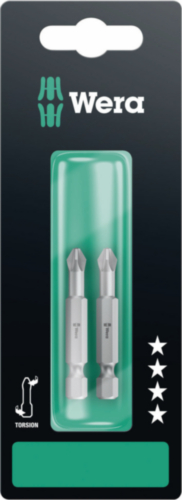 Wera 855/4 TZ SB Pozidriv Screwdriver Bit PZ3 1/4" Hex 50mm