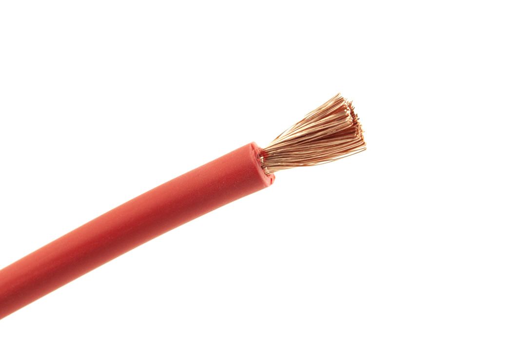 RIPCA Cable de batería 50mm rojo