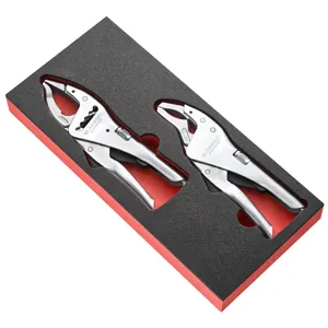 Facom Lock-Grip Pliers Set in Foam Tray 2-Piece