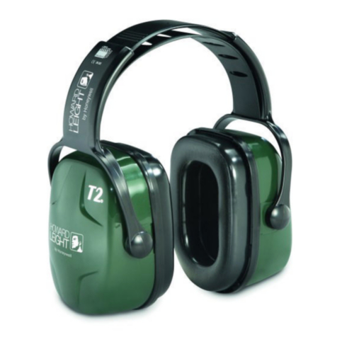 Honeywell Earmuffs Thunder T2 Over-head 1010929 Black/Green 1010929