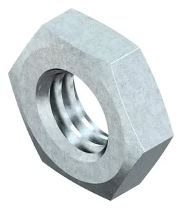 Hexagon thin nut ISO 4035 Steel Zinc plated with thick Cr(III) passivation 04