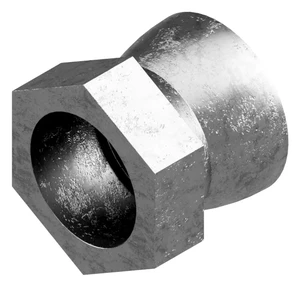 SECURITY Shear nut oversized Steel Hot dip galvanized oversized