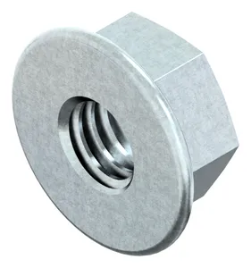 Hexagon nut with flange DIN 6923 Steel Zinc plated 8