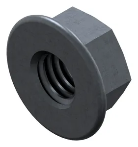 Hexagon nut with serrated flange DIN ≈6923 Steel Plain 8