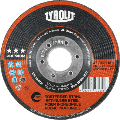 Disc de rectificat Tyrolit 117074 230 x 7,0 x 22,2