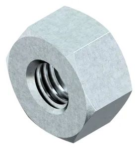 Prevailing torque type hexagon nut, all metal MF DIN 6925 Steel Zinc plated 8