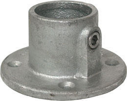 Base flange type 131 Litina Žárový zinek C-42,4mm