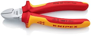 Side cutter length 160 mm multi-component handles KNIPEX