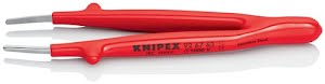Precision tweezers length 145 mm straight chrome-plated KNIPEX