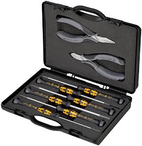 Electronic tool set ESD 8-part KNIPEX