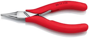 Electronic gripping pliers overall length 115 mm flat-wide jaws shape 1 plastic-