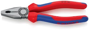 Pince universelle longueur 180 mm poli gaines muticomposant KNIPEX