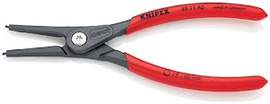 Precision circlip pliers A 2 for shaft diameter 19-60 mm length 180 mm KNIPEX