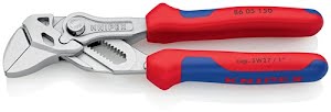 Pince-clé longueur 150 mm envergure 27 mm chromé gaines multicomposant KNIPEX