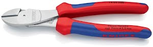 Power side cutter length 200 mm shape 0 multi-component handles KNIPEX