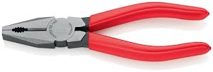 Universal pliers length 160 mm polished plastic coated KNIPEX