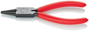Round nose pliers length 140 mm polished head plastic-coated KNIPEX