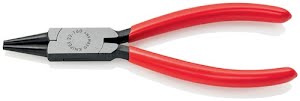 Round nose pliers length 160 mm polished head plastic-coated KNIPEX