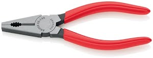 Universal pliers length 140 mm polished plastic coated KNIPEX