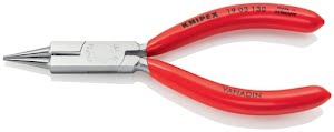 Jewellery bending pliers length 130 mm chrome-plated plastic-coated KNIPEX