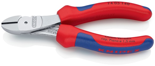 Power side cutter length 140 mm shape 0 multi-component handles KNIPEX