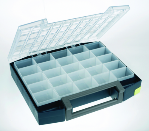 Raaco Assortment Box 25 Compartments Blue 421 x 78 x 361mm