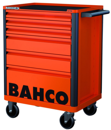 Bahco E72 Storage HUB Tool Trolley with 6 Drawers 600kg Steel Black 510 x 782 x 952mm