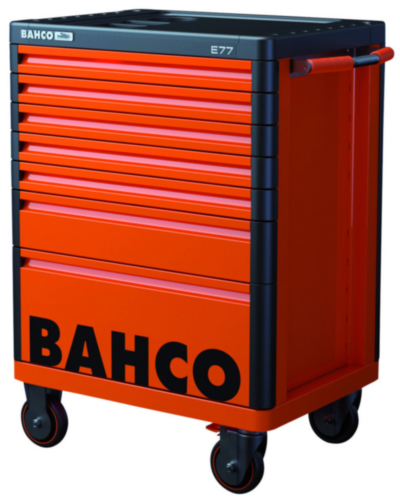 Bahco E77 Premium Storage HUB vozík na nářadí se 7 zásuvkami 1000kg ocel černý 510 x 820 x 976mm