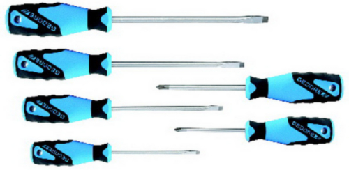 Gedore 3C Screwdriver IS 4-8 PH 1-2 6 pieces