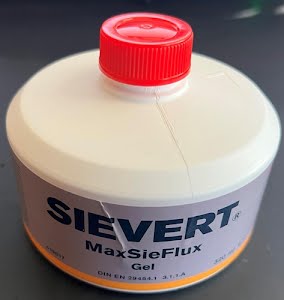 Soldering fluid MaxSieFlux Gel 320 ml f. tita. zinc, copper, stain. st. SIEVERT