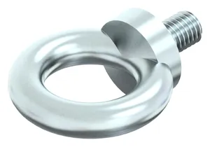 Lifting eye bolt with CE marking DIN 580 Steel C15E Zinc plated forged