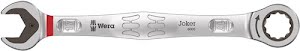 Open-end ring ratchet spanner Joker width across flats 17 mm length 225 mm strai